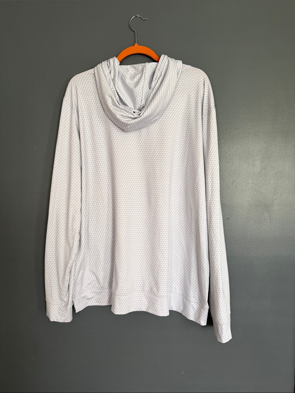 Rhoback Light Gray Textured Hooded Pullover - Picture 2 of 3